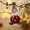 Snowman, variant on Christmas Fabric Santa Hanging Ornaments with String, Mini Hanging Pendant Decoration for Party Festival Xmas Tree Car