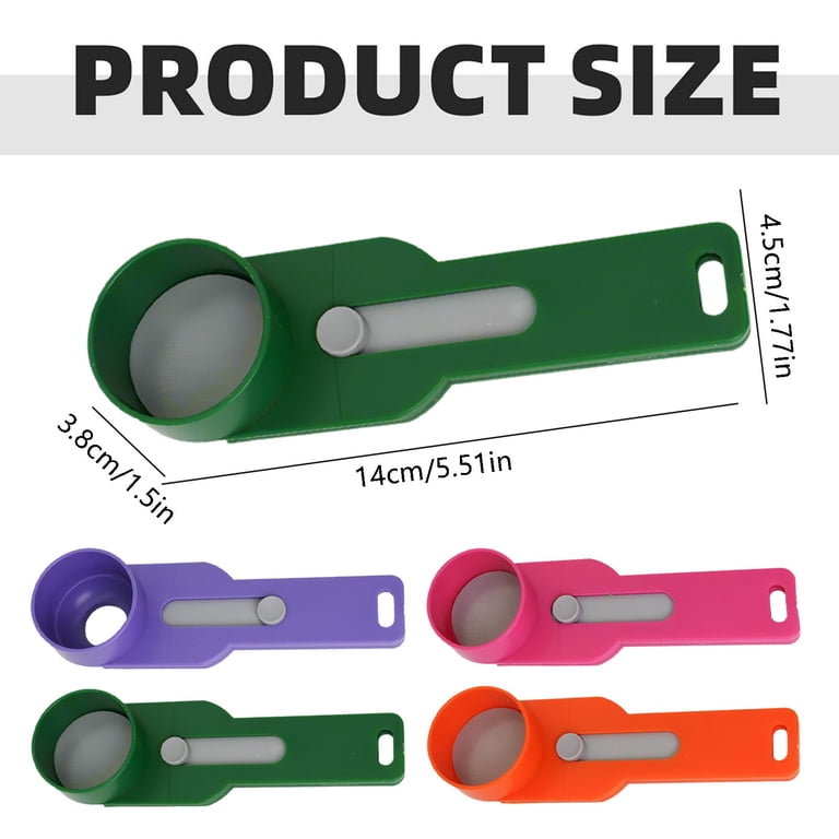 Multi Purpose Scoop with Built in Funnel, Mess Free Powder Scoop for ...