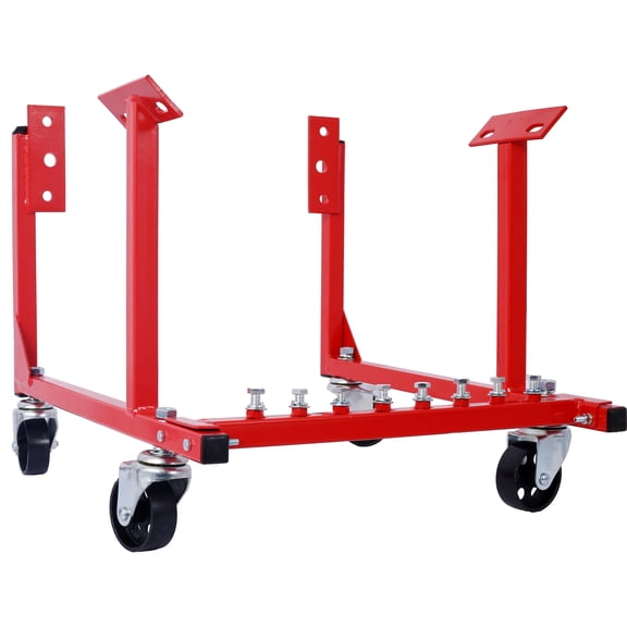 LiviNest Engine Cradle with Wheels: Heavy Duty 1000 LBS Capacity Stand for Chevy Small Block & Big Block - Powder Coated Steel Construction & Easy Assembly for Garage Repair & Storage