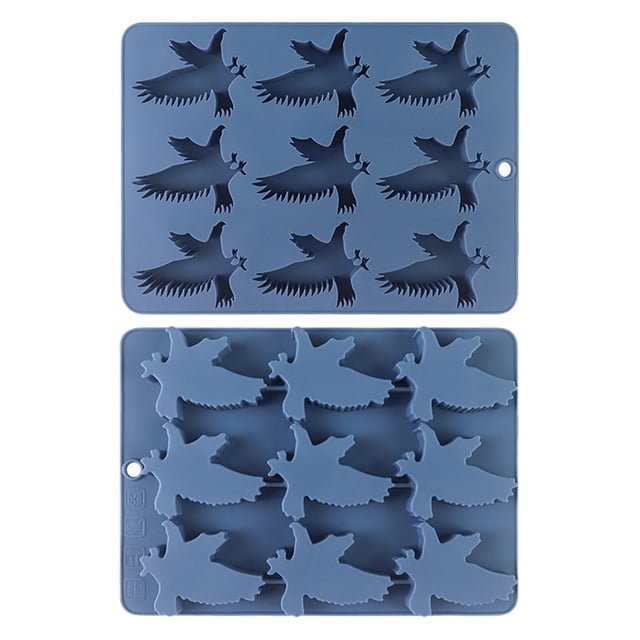 Decoration Elephant Wolf Leopard Animal Shaped Objects Cute 3D Animal Shaped Objects Silicone Tray Silicone Animal Tray For Chocolate Candy Jelly Homemade Tray