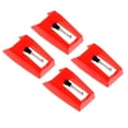 thumbnail image 3 of 4pcs Gramophone Record Needle Stylus Gramophone Turntable Needle (Red), 3 of 5