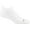 White, variant on Darn Tough Men's Run No Show Tab Ultra-Lightweight with Cushion Sock (Style 1039) - Black, X-Large