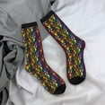 thumbnail image 5 of Rateoe Colorful Dreamcatcher for Women Casual Calf Socks - Cute Crew Socks - Thin Soft Above Ankle Socks Size 5-11, 5 of 6