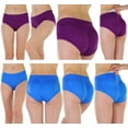 thumbnail image 2 of ToBeInStyle Women's Pack of 6 Enhancing Butt Boosting Padded Panty Briefs - Wild Berry, 2 of 7