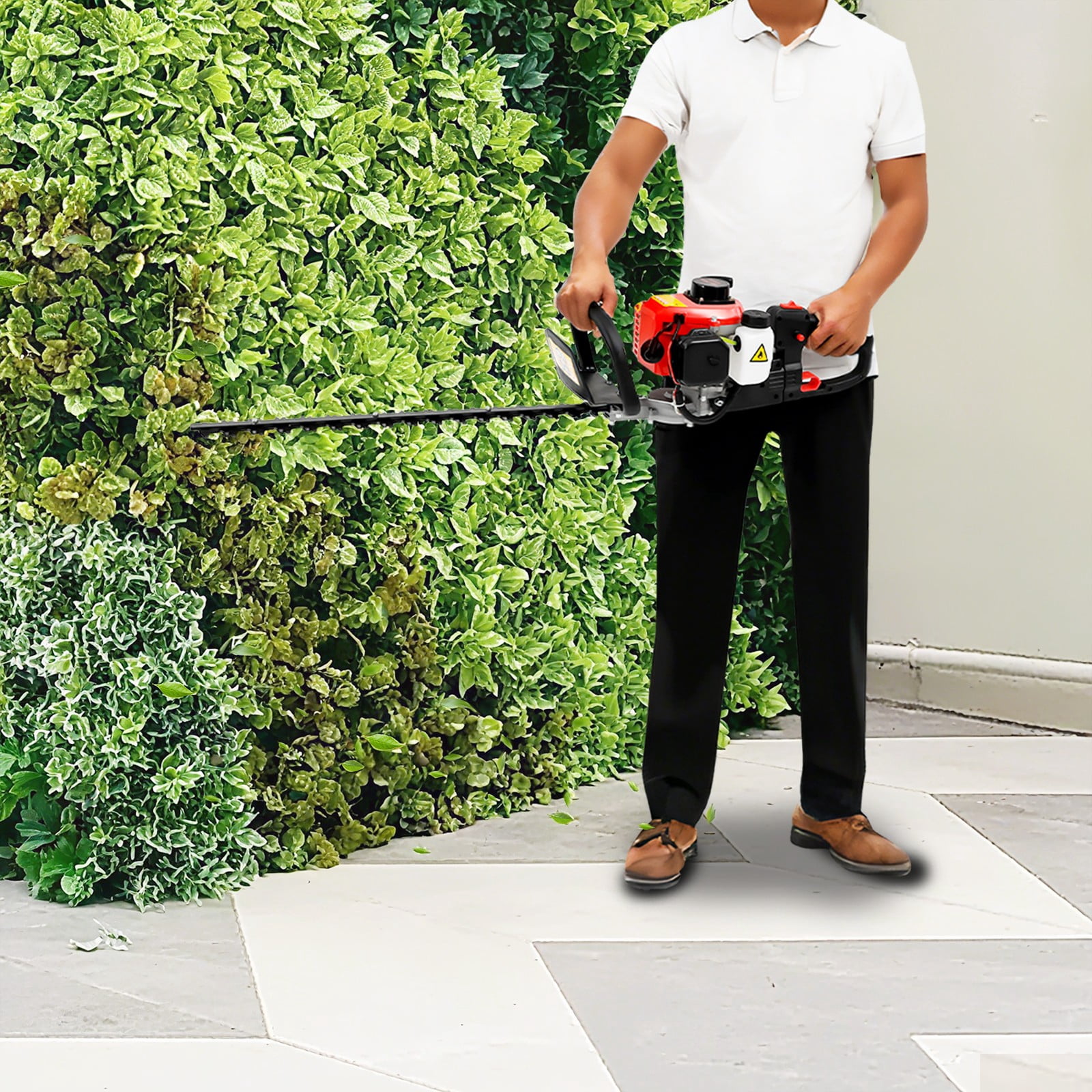 Double-Edged Hedge Trimmer With Powerful Two-Stroke Engine 9000 r/min for Parks, Gardens, Schools