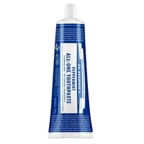Dr. Bronner's Toothpaste - Peppermint Flavor - 5oz - Whitening/Natural/70% Organic - All Ages