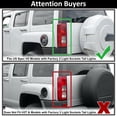 thumbnail image 3 of Spec-D Tuning Red Smoke Lens Tail Lights Compatible with 2005-2010 Hummer H3, Left + Right Pair Assembly, 3 of 7