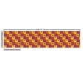 thumbnail image 2 of Ambesonne Tribal Fabric by the Yard Upholstery, Timeless Design, 10 Yards, Orange Purple and Yellow, 2 of 4