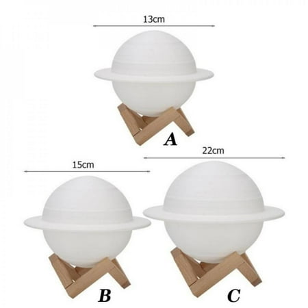 

Naiyafly Saturn lamp smart home night light creative 3D table lamps bedside lamp birthday gift home decoration practical items