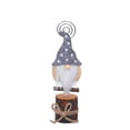 thumbnail image 4 of Muñeco de gnomo Cateissary decoración de Navidad clip tarjetero tamaño gris, 4 of 6