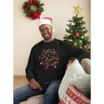 thumbnail image 2 of Merry Christmas Y'all Candy Cane Men's Sweatshirt, 2 of 4