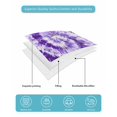 thumbnail image 5 of Purple Ombre Twin Size Down Alternative Comforter, Lightweight Comforter Quilt Bedding Set with Pillow Shams Modern Abstract Tie Dye Painting Art All Seasons Bed Comforter Duvet Insert 68"x86", 5 of 7