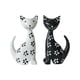 thumbnail image 2 of CaiYueKe 2 Pcs Handmade Wooden Cat Shelf Sitter Table Decor, Cute Kitty Figurine Ornament for Home Office Desk, Living Room Bedroom Decorations, Artistic Animal Statue Gift, 2 of 8