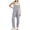 Light Gray, variant on FLMEI Womens Jumpsuits Casual Summer Onesie Rompers Sleeveless Loose Baggy Overalls Jumpers Adjustable Shoulder Strap Summer Clothes S-XXL