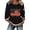 Black, variant on Kaondbfi 250th Anniversary USA T Shirts for Women Fashion American Flag Patriotic Pullover Tops Womens Casual Loose Shackets