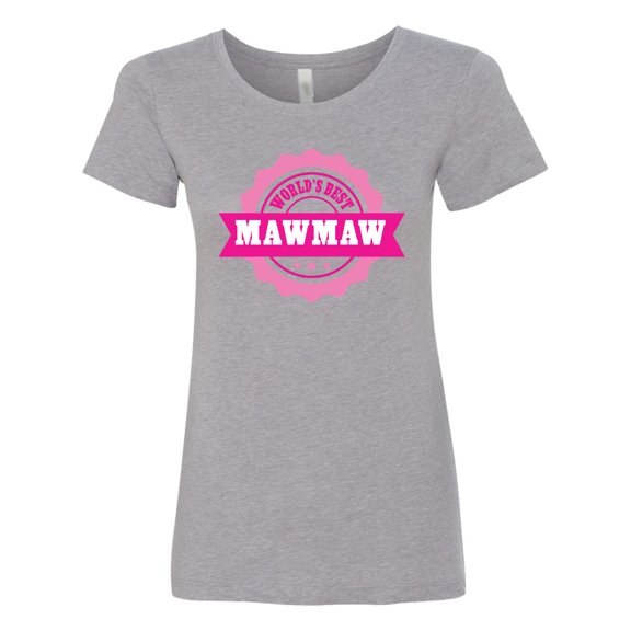 Inktastic Grandparents Day Worlds Best Mawmaw Women's T-Shirt