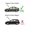 thumbnail image 3 of Driver Left Side Rear Door Window Door Glass Compatible with Hyundai Elantra 4 Door Sedan 2007-2010 Models, 3 of 5