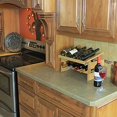 thumbnail image 2 of Wooden Mallet WRD41LO 8 Bottle Dakota Wine Rack with Display Top, 2 of 3