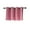 Pink, variant on Short Light Blocking Curtains Kitchen Window Treatment Polyester Cafe Style Drapes with Grommets for Bathroom Office Small Windows