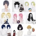 thumbnail image 2 of Peluca de Halloween Morematch Anime Black Butler Kuroshitsuji Ciel Phantomhive Pelucas Gris Azul Resistente al Calor Peluca de Cabello Sintético Cosplay, 2 of 4