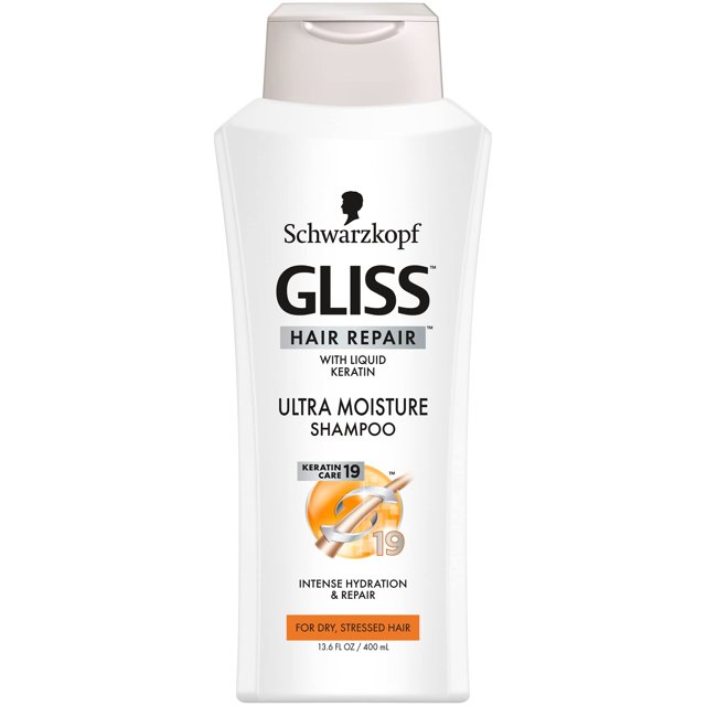 Champú Gliss Ultra Humedad 13.6 onzas (400 ml) (paquete de 2)