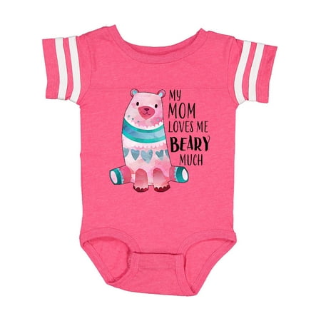 

Inktastic My Mom Loves Me Beary Much with Cute Bear Gift Baby Boy or Baby Girl Bodysuit