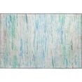 thumbnail image 2 of Addison Rugs Mayfield Premium Machine Washable Transitional Abstract Teal Rectangle Rug, 1'8" x 2'6", 2 of 6