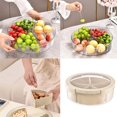 thumbnail image 2 of Plateau de Service Divisé avec Couvercle pour Fruits Secs, Collations, Bonbons, Noix, 2 of 8