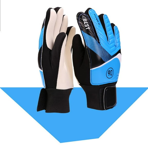 CENL Kids Youth Goalkeeper Gloves Football Soccer Goalie Gloves Latex Finger Guard