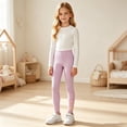 thumbnail image 2 of Vividxx Pants For Girls Kids Leggings Breathable Pants For Soft Stretchable Everyday Wear Slim Fit Streetwear Trousers 5-6 Years, 2 of 5