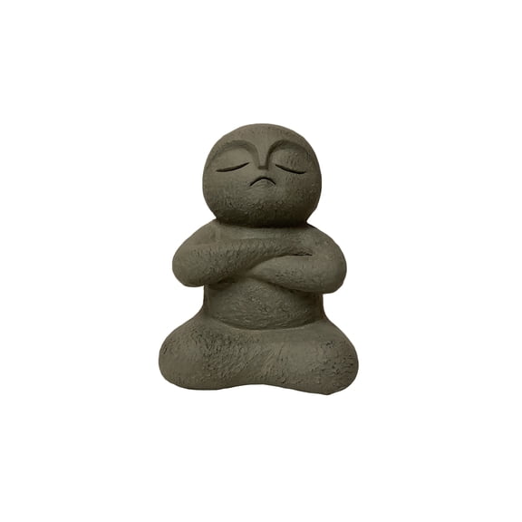 Hi-Line Gifts Lucky Japanese Jizo Outdoor Garden Statue - 13.75"