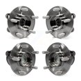 thumbnail image 1 of Kugel Front Rear Wheel Bearing & Hub Assembly Kit for Car Ford Fusion Lincoln MKZ Police Responder Hybrid SSV Plug-In - Left Right Side (Driver Passenger) K70-101159, 1 of 11