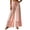 Pink, variant on Womens Linen Pants Women Petite Flare Cigarette - Zip Fly Business White S