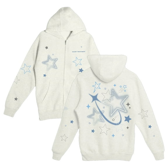 Freya Skye Silent Treatment Zip Up Hoodie Long Sleeve Streetwear Men Women Zipper Sweatshirt