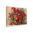 thumbnail image 2 of Trademark Fine Art 'Festive Poinsettia Basket' Canvas Art by Barbara Mock, 2 of 3