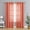 Coral, variant on Hampton Home 2 Piece Luxury Semi Sheer Grommet Top Curtain Panel Pair - Assorted Colors