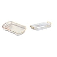 thumbnail image 1 of Elegante bandeja multiusos para tocador y servicio de alimentos para baño, dormitorio, oficina, hogar, comedor, desayuno, fruta, almacenamiento y orga, 1 of 8