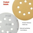 thumbnail image 3 of 5 inch 8-Hole 40-800 Grit Sandpaper Hook Loop Orbital Sander Paper Sanding Discs, 3 of 9