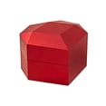thumbnail image 2 of Caja para anillos, joyero, elegante, con forma de corazón, portátil, para guardar anillos, collares y pendientes. Reproducción de video para propuesta Rojo, 2 of 10
