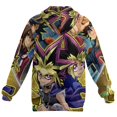 thumbnail image 4 of Yu-Gi-Oh Zipper Pullover Sweatshirt Hoodies High Neck Hooded Sweater Fashion Daily Hoody Clothes, 4 of 6