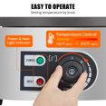 thumbnail image 4 of Máquina Eléctrica Comercial para Crepes de 16 Pulgadas con Placa Antiadherente 3400W Control de Temperatura Ajustable en Acero Inoxidable y Hierro Fundido con Cajón Ideal para Panqueques y Desayunos, 4 of 6
