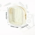 thumbnail image 3 of Unique Bargains 1 Pc Women Waterproof Makeup Bag for Business Travel Vacation Gym Nylon Beige, 3 of 6