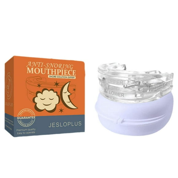 Adjustable Anti Snoring Mouth Guard Piece Anti-Snore Sleep Apnea Teeth Grinds.;* D3A1
