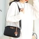 thumbnail image 1 of Bolso de hombro compuesto, almohada de nailon transpirable, bandolera, viaje de compras para mujer (negro), 1 of 8