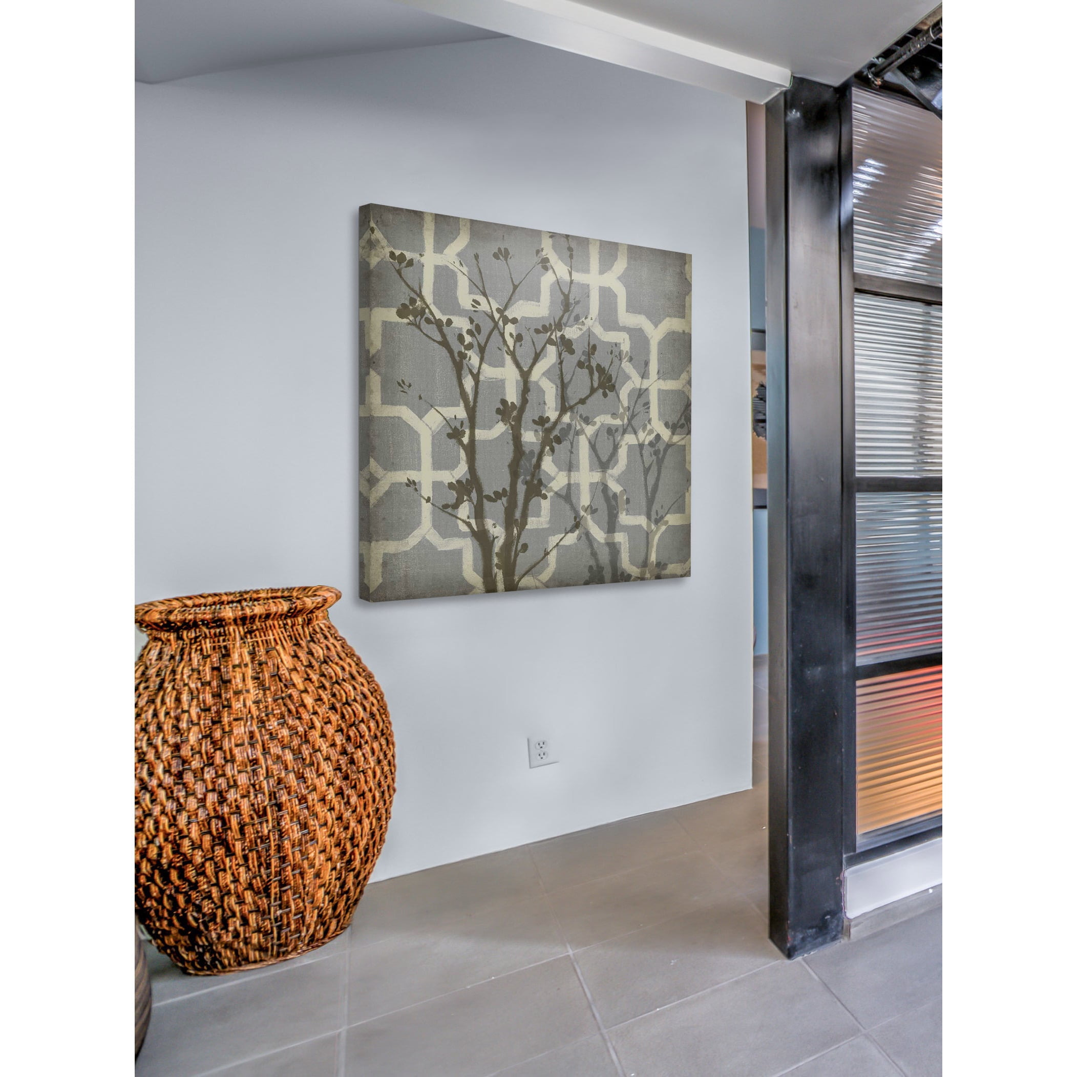 Marmont Hill "Silhouette & Pattern V" Painting Print on Wrapped Canvas
