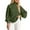 Army Green, variant on Women's Cable Knit Turtleneck Sweaters Long Sleeve Pullover Solid Color Lantern Sleeved Casual Sweater Fashion Solid Color Elegant Winter Tops Outerwear White S