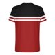 thumbnail image 4 of Tops para hombre, blusas y camisas de manga corta con cuello redondo para hombre, camiseta deportiva informal con estampado de rayas a la moda para hombre, blusa de poliéster de manga corta con cuello, 4 of 5
