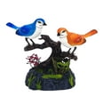 thumbnail image 4 of Pantalios para hablar, juguete para pájaros de control de sonido, juguete para niños liviano, decoración de la oficina para el hogar aves eléctricas 1 naranja y 1 azul, 4 of 8