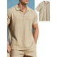 thumbnail image 3 of QUTETN Men'S Casual Short Sleeved Shirt Beach Summer Hippie Lightweight Top, 3 of 4