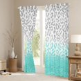 thumbnail image 3 of Homewish Cheetah Print Blackout Curtains Set of 2 (52x84 Each) for Kids Children Teens,Dreamy Princess Window Curtains,Gradient Bling Glitter Curtains and Drapes,Breathable Home Decor, 3 of 6